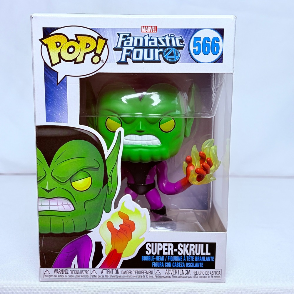 Funko Marvel Super-Skrull Pop Vinyl Figure 566 Green Fantastic Four Villain New
